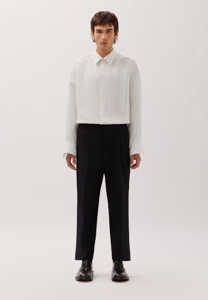 Oversized Chemise à la mode Uni in Ecru |  Seidensticker Onlineshop