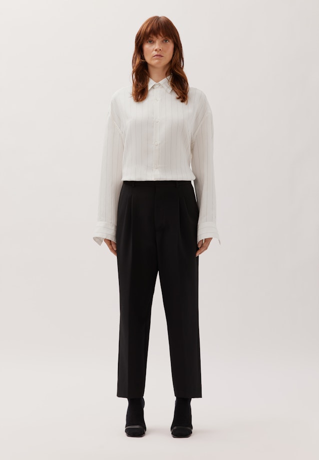 Oversized Chemise à la mode Uni in Ecru |  Seidensticker Onlineshop