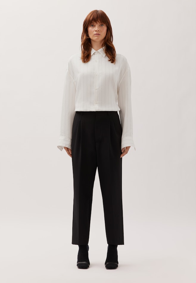 Oversized Chemise à la mode Uni dans Ecru | Boutique en ligne Seidensticker