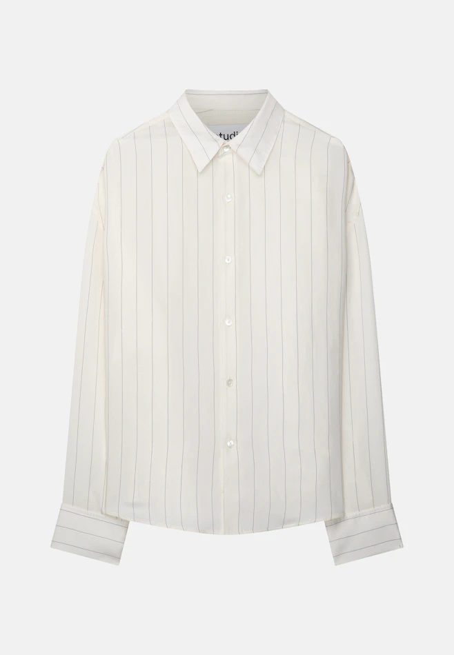 Oversized Boxy Hemd aus Viskose Mix in Ecru | Seidensticker Onlineshop