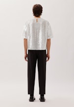 T-shirt Paillettes in Ecru |  Seidensticker Onlineshop