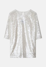 T-shirt Paillettes in Ecru |  Seidensticker Onlineshop