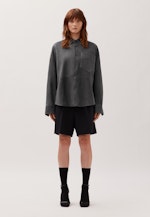 Oversized Chemise à la mode Cuir in Gris |  Seidensticker Onlineshop