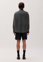 Oversized Chemise à la mode Cuir in Gris |  Seidensticker Onlineshop