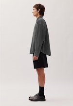 Oversized Chemise à la mode Cuir in Gris |  Seidensticker Onlineshop