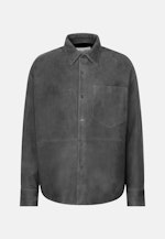 Oversized Chemise à la mode Cuir in Gris |  Seidensticker Onlineshop