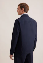 Regular Chemise décontractée Uni in Bleu Foncé |  Seidensticker Onlineshop
