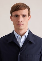 Regular Casual Hemd Uni in Dunkelblau |  Seidensticker Onlineshop