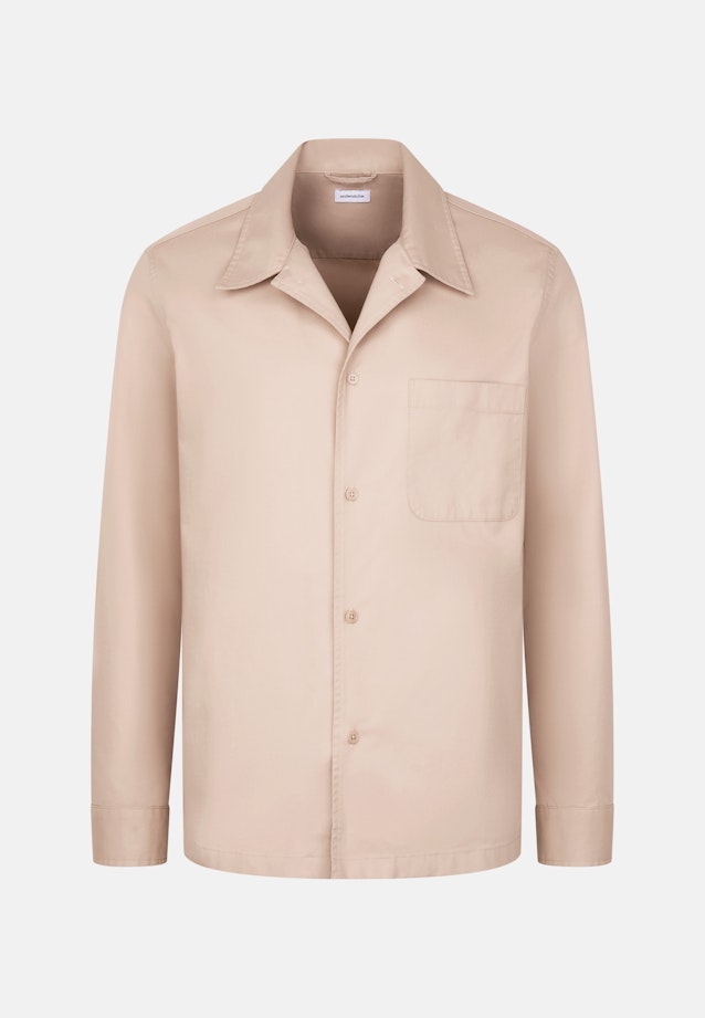 Regular Casual shirt Uni in Beige |  Seidensticker Onlineshop