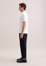 Regular Polo Uni in Weiß |  Seidensticker Onlineshop