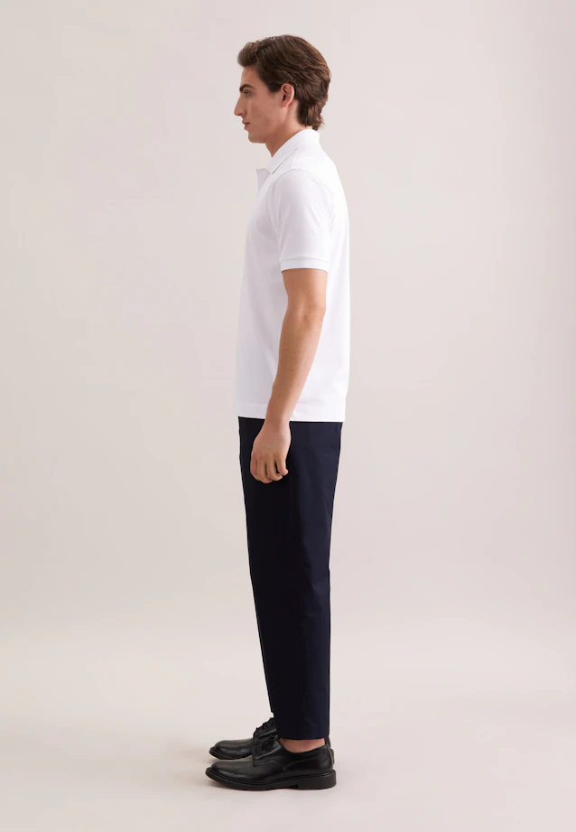 Polo Uni in Blanc |  Seidensticker Onlineshop