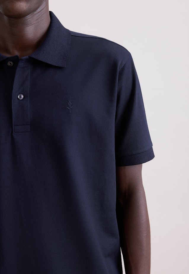 Regular Polo Uni in Dunkelblau |  Seidensticker Onlineshop