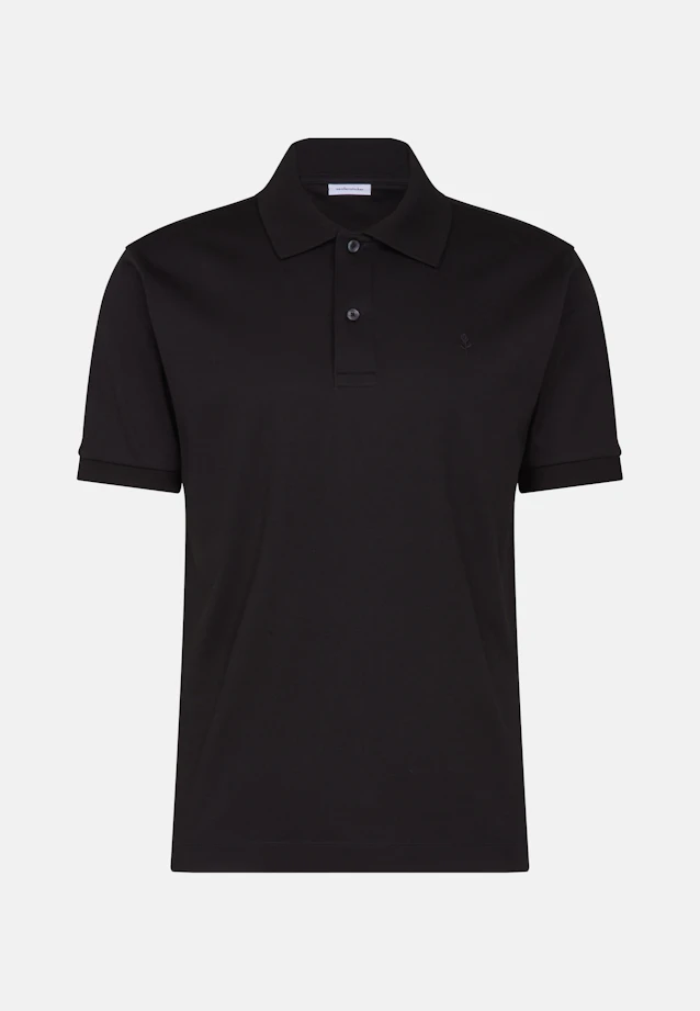 Polo Uni in Schwarz |  Seidensticker Onlineshop