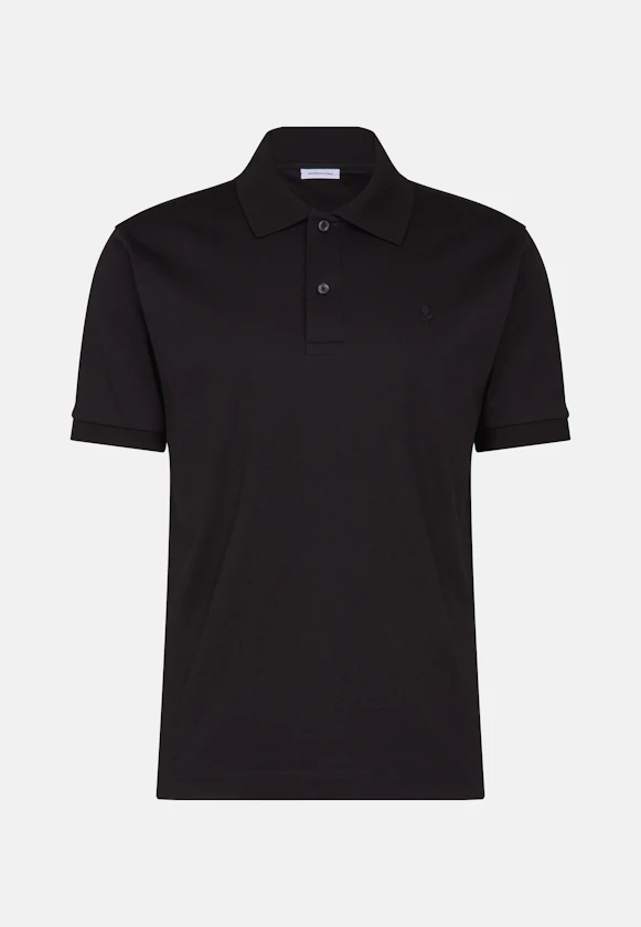 Regular Polo Uni in Schwarz |  Seidensticker Onlineshop