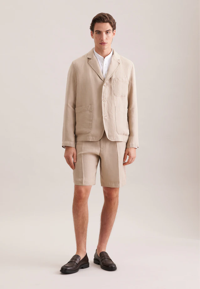 Regular Sakko Uni in Beige |  Seidensticker Onlineshop