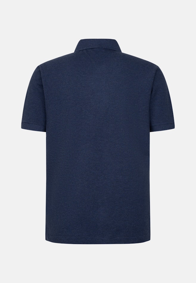 Regular Polo Uni dans Bleu Foncé | Boutique en ligne Seidensticker