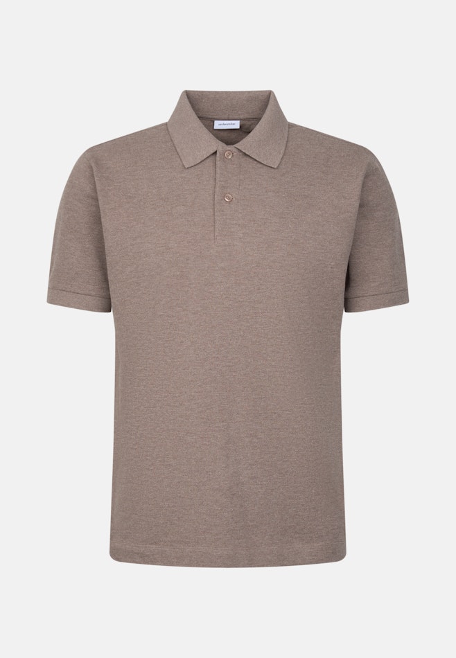 Regular Polo Uni dans Beige | Boutique en ligne Seidensticker