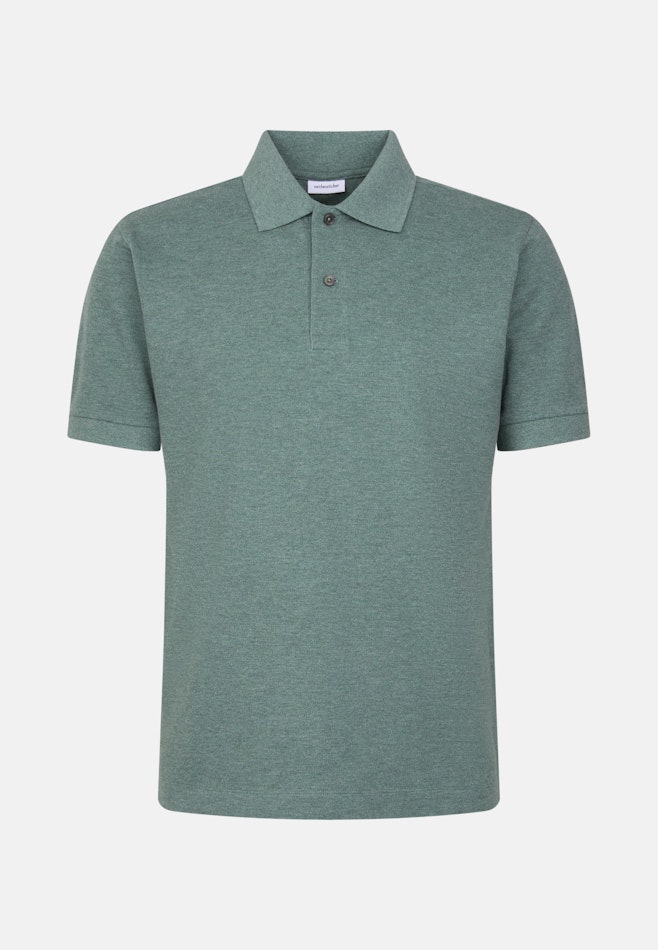 Regular Polo Uni dans Vert | Boutique en ligne Seidensticker