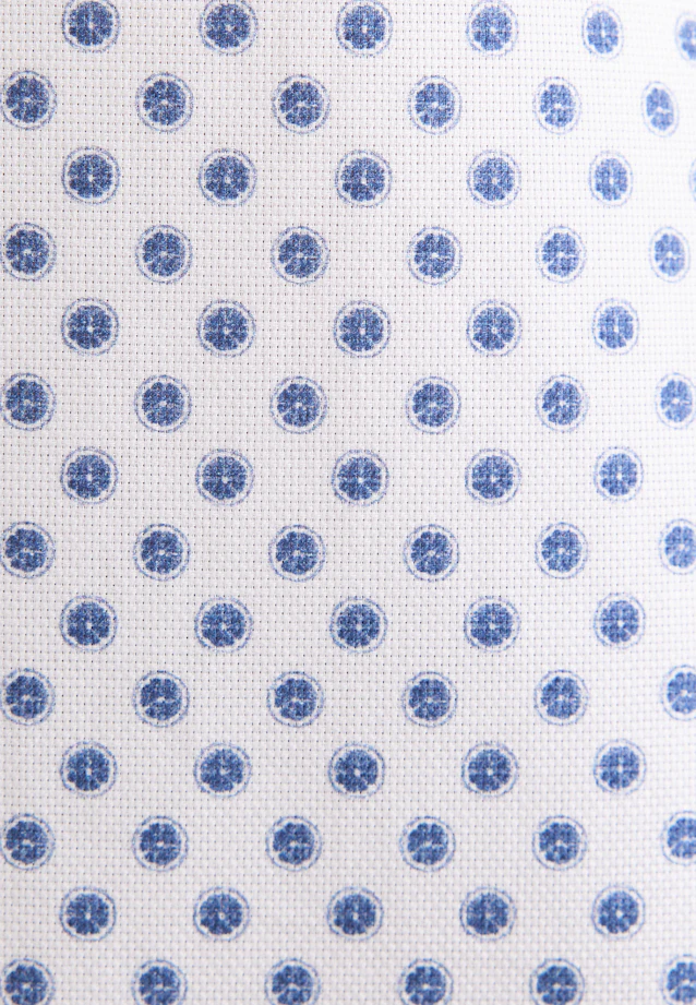 Regular Business shirt Print in Mittelblau |  Seidensticker Onlineshop