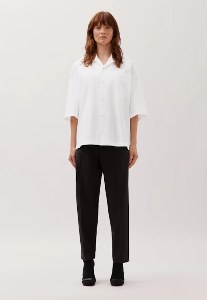 Oversized Resort Hemd aus Baumwolle in Weiß |  Seidensticker Onlineshop