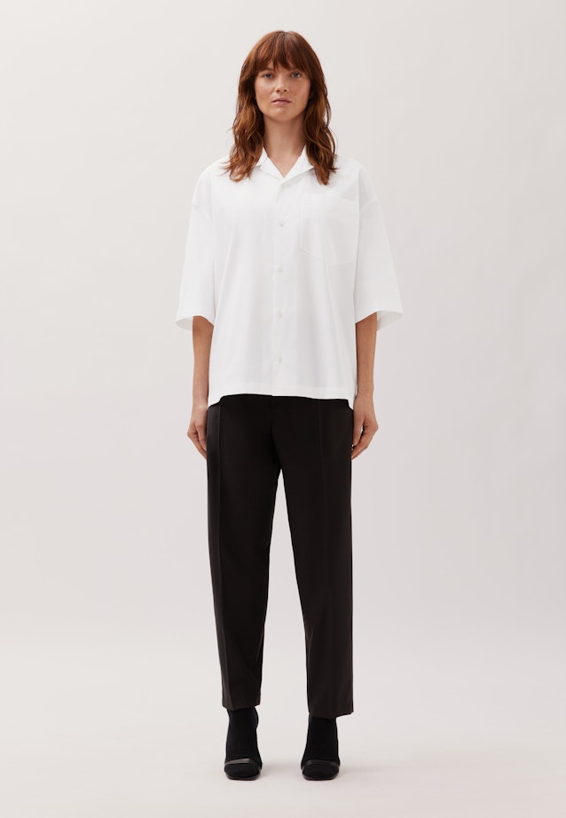 Oversized Fashion shirt Uni in Weiß |  Seidensticker Onlineshop