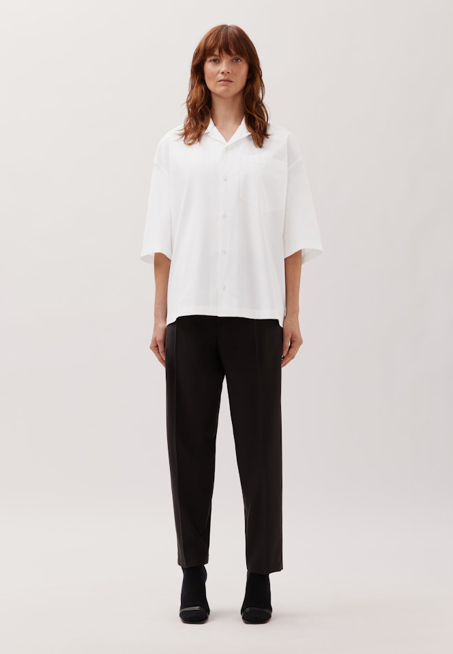 Oversized Fashion shirt Uni in Weiß | Seidensticker online shop