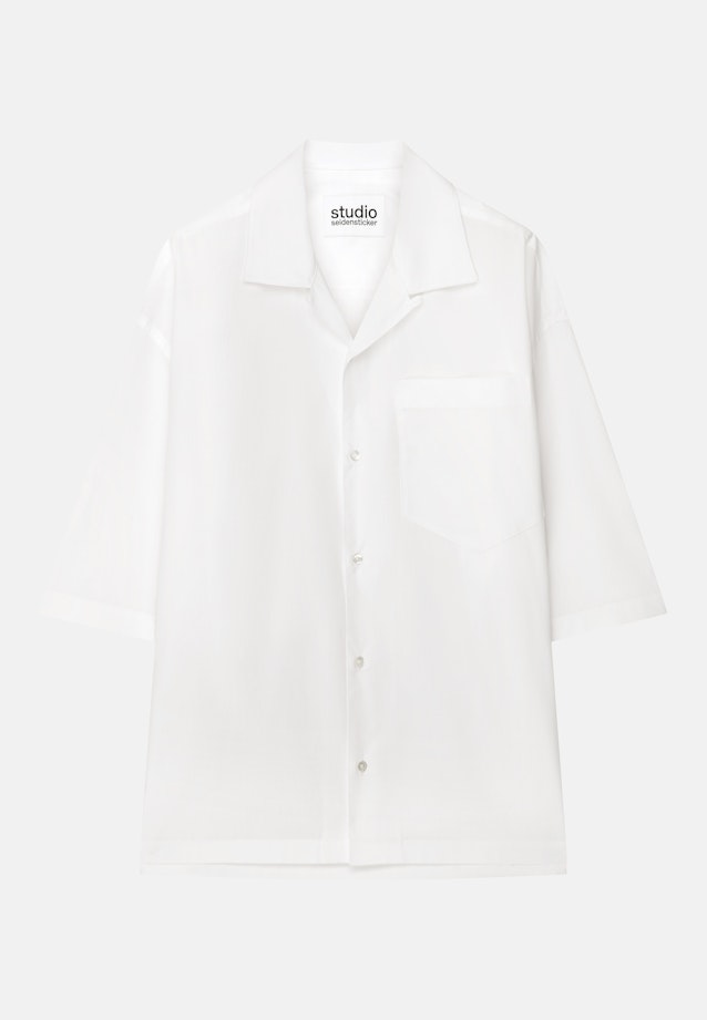 Oversized Fashion shirt Uni in Weiß |  Seidensticker Onlineshop