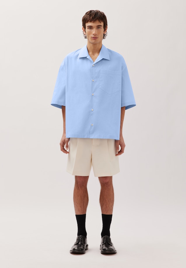 Oversized Fashion shirt Uni in Hellblau |  Seidensticker Onlineshop