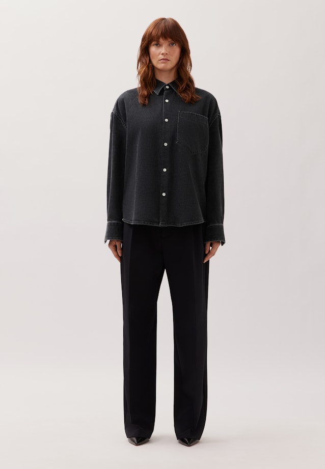 Oversized Fashion shirt Denim in Grey |  Seidensticker Onlineshop