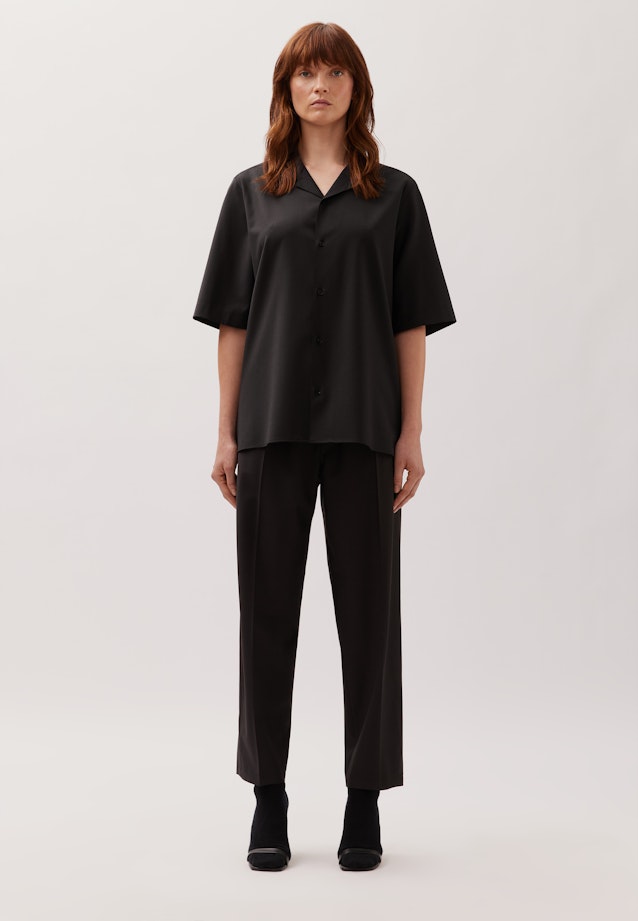 Regular Fashion shirt Uni in Schwarz |  Seidensticker Onlineshop