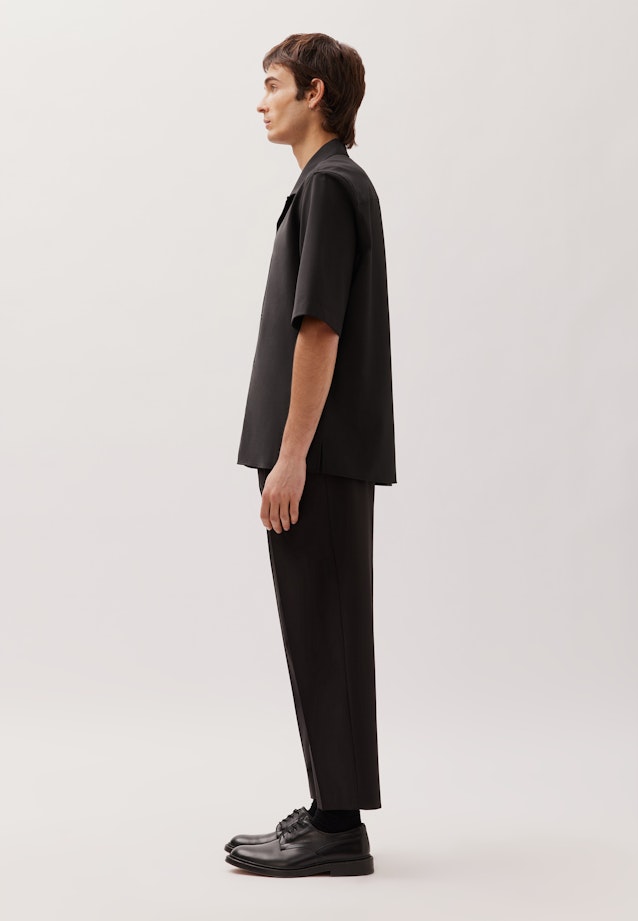 Regular Fashion shirt Uni in Schwarz |  Seidensticker Onlineshop