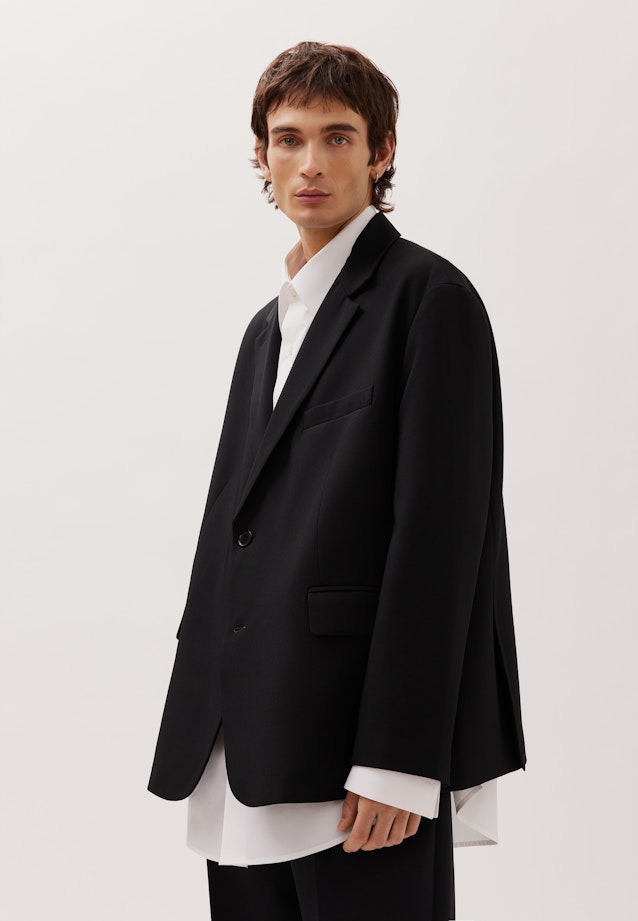 Jacket Uni in Schwarz |  Seidensticker Onlineshop