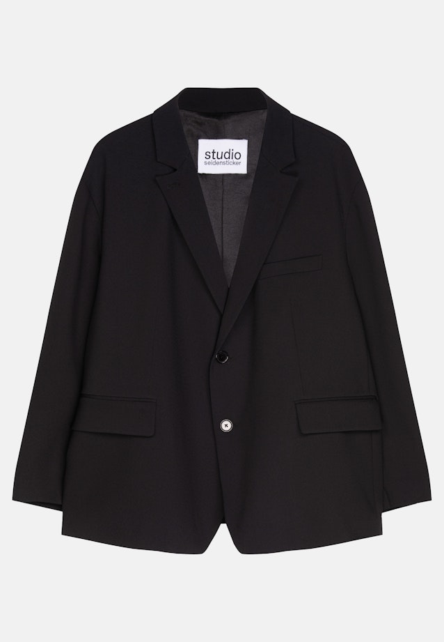Jacket Uni in Schwarz |  Seidensticker Onlineshop