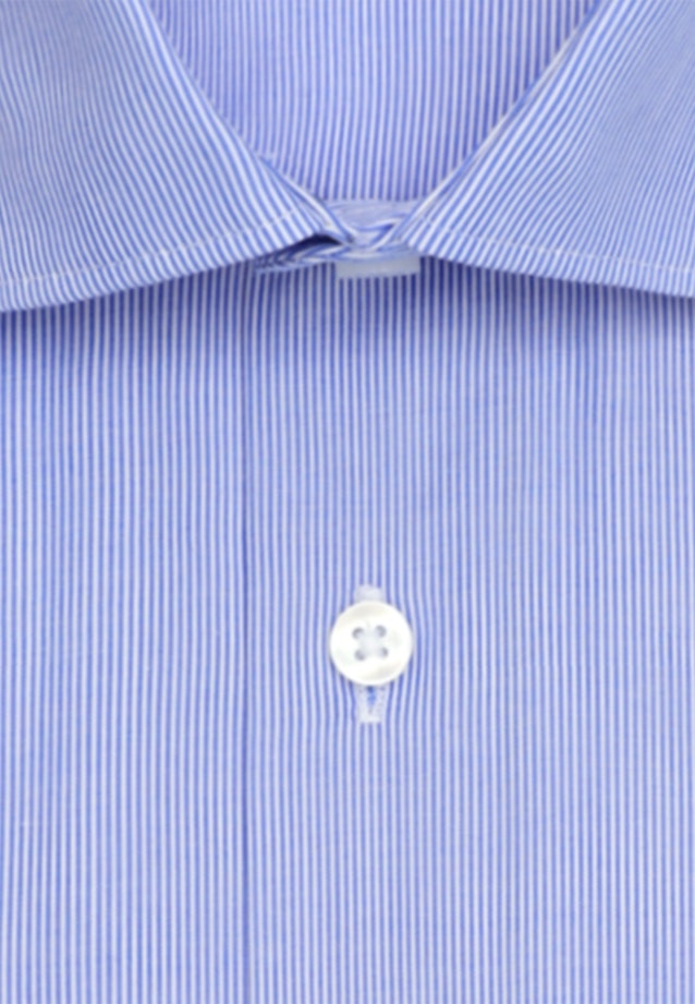 X-Slim Business Hemd Gestreift in Mittelblau |  Seidensticker Onlineshop