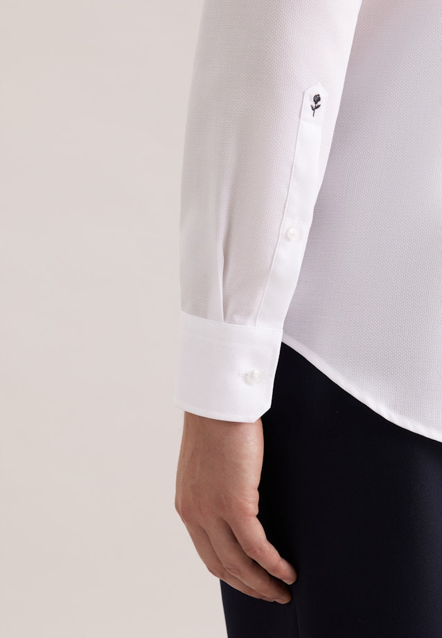 X-Slim Chemise d'affaires Structure in Blanc |  Seidensticker Onlineshop