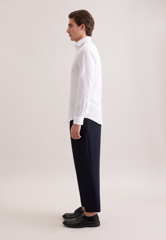 X-Slim Chemise d'affaires Structure in Blanc |  Seidensticker Onlineshop