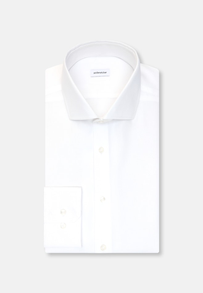 X-Slim Business Hemd Struktur in Weiß | Seidensticker Onlineshop