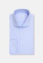X-Slim Business Hemd Struktur in Mittelblau |  Seidensticker Onlineshop