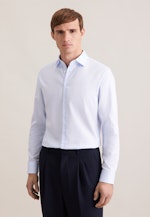 Slim Business shirt Structure in Hellblau |  Seidensticker Onlineshop