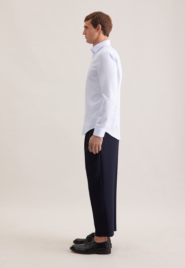 Slim Business shirt Structure in Hellblau |  Seidensticker Onlineshop