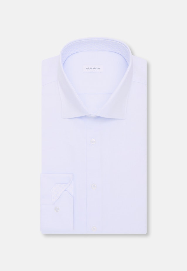 Slim Business shirt Structure in Hellblau |  Seidensticker Onlineshop