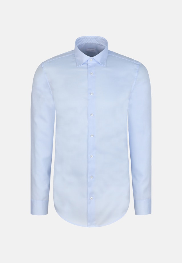 Slim Business shirt Structure in Hellblau |  Seidensticker Onlineshop