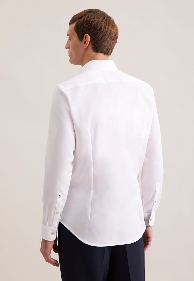Slim Business shirt Structure in Weiß | Seidensticker online shop