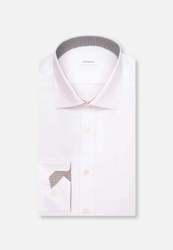 Slim Chemise d'affaires Structure dans Blanc | Boutique en ligne Seidensticker