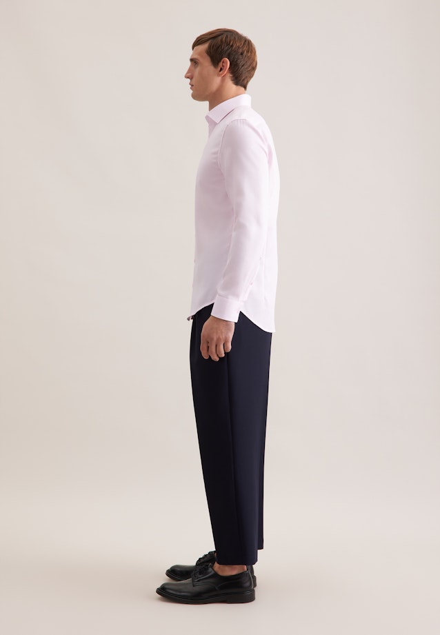 Shaped Business shirt Structure in Rosa |  Seidensticker Onlineshop