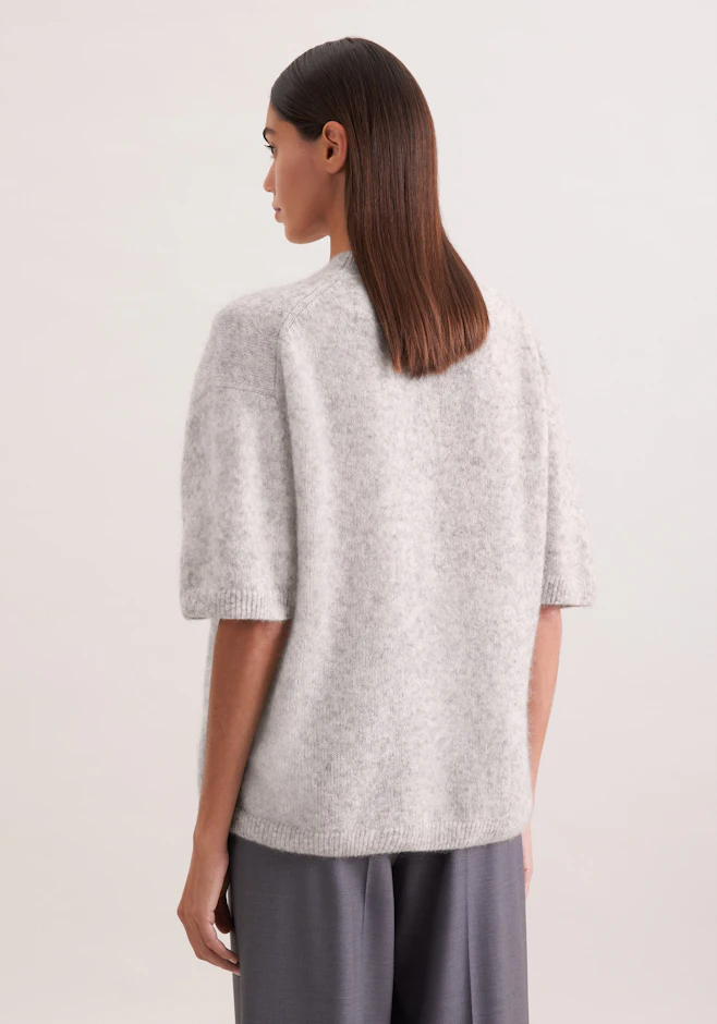 Oversized Pullover aus Wolle und Mohair Mix in Grau | Seidensticker Onlineshop
