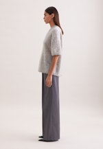 Oversized Pullover aus Wolle und Mohair Mix in Grau |  Seidensticker Onlineshop