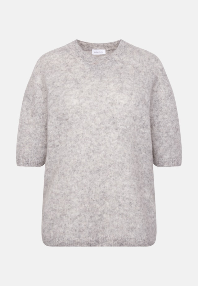 Oversized Pullover aus Wolle und Mohair Mix in Grau |  Seidensticker Onlineshop