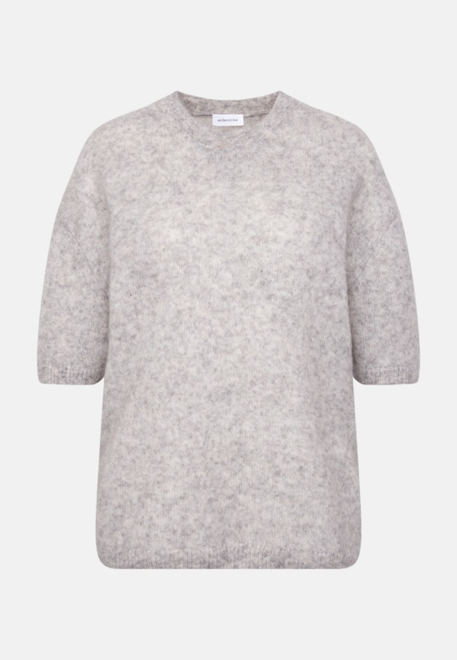 Oversized Pullover aus Wolle und Mohair Mix in Grau | Seidensticker Onlineshop