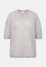 Oversized Pullover aus Wolle und Mohair Mix in Grau |  Seidensticker Onlineshop